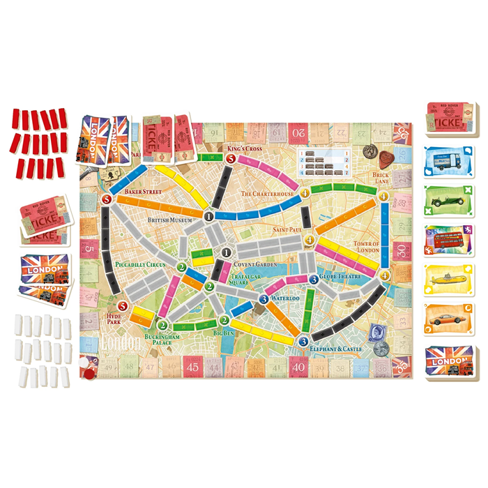 Juego de Mesa Asmodee Ticket To Ride Londres +8