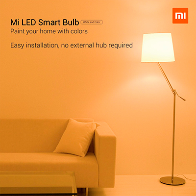 Smart Bulb Led Xiaomi Mi Led White/colour 9w E27