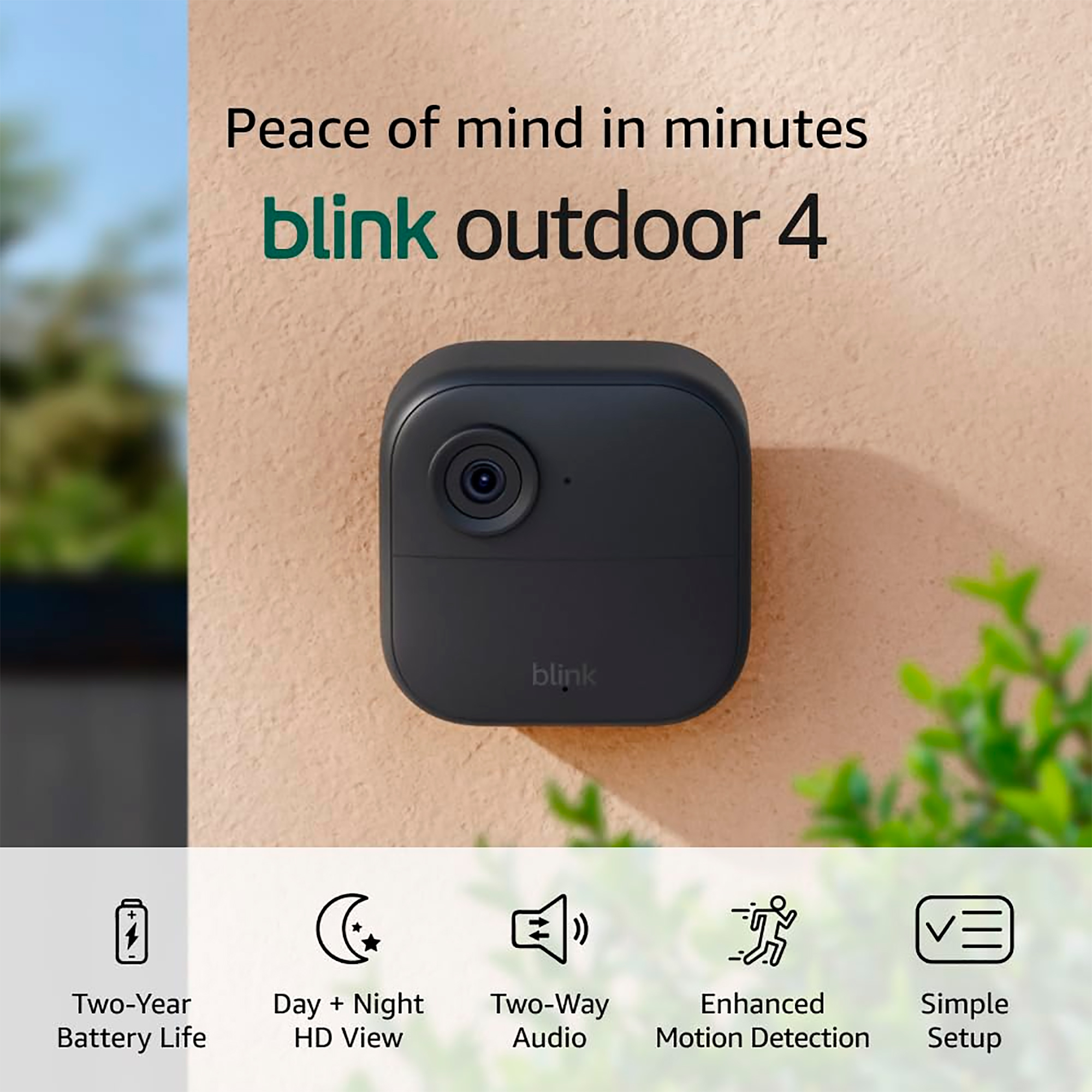Cámara Ext Blink Outdoor 4 Camera 1080p Sync Module Core