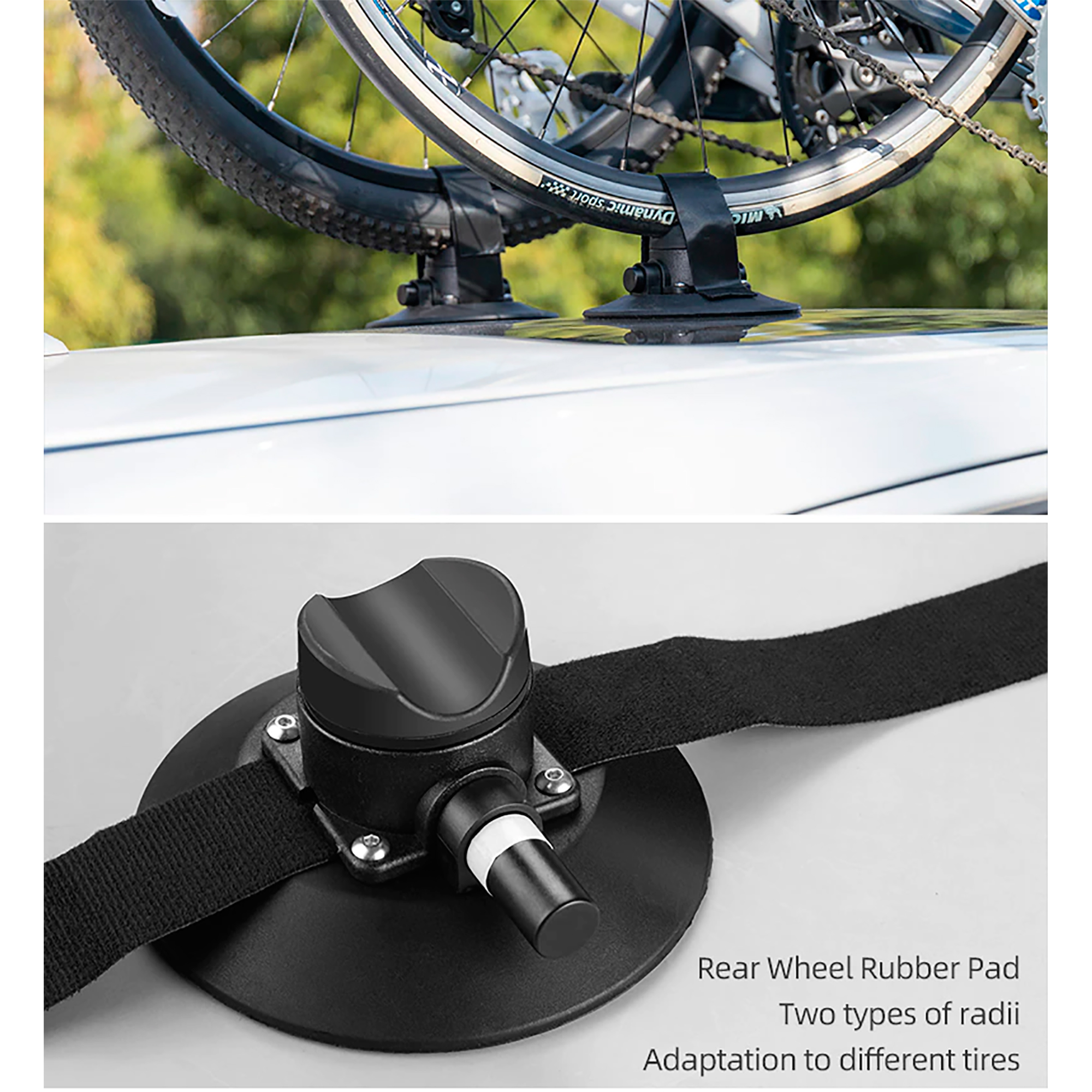 Porta 2 Bicicletas Para Techo De Auto Rockbros