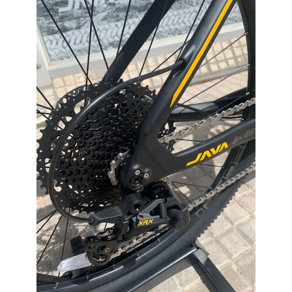 BICI JAVA DELTA MTB R27.5 CARBON 12V DISC H BLOCK TALLE 15 NEGRO/AMARILLO