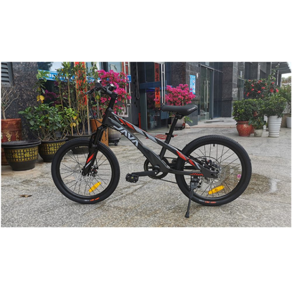 Bici Java Vertigo Niño Alum R20 Horq Suspen 7vel Gris