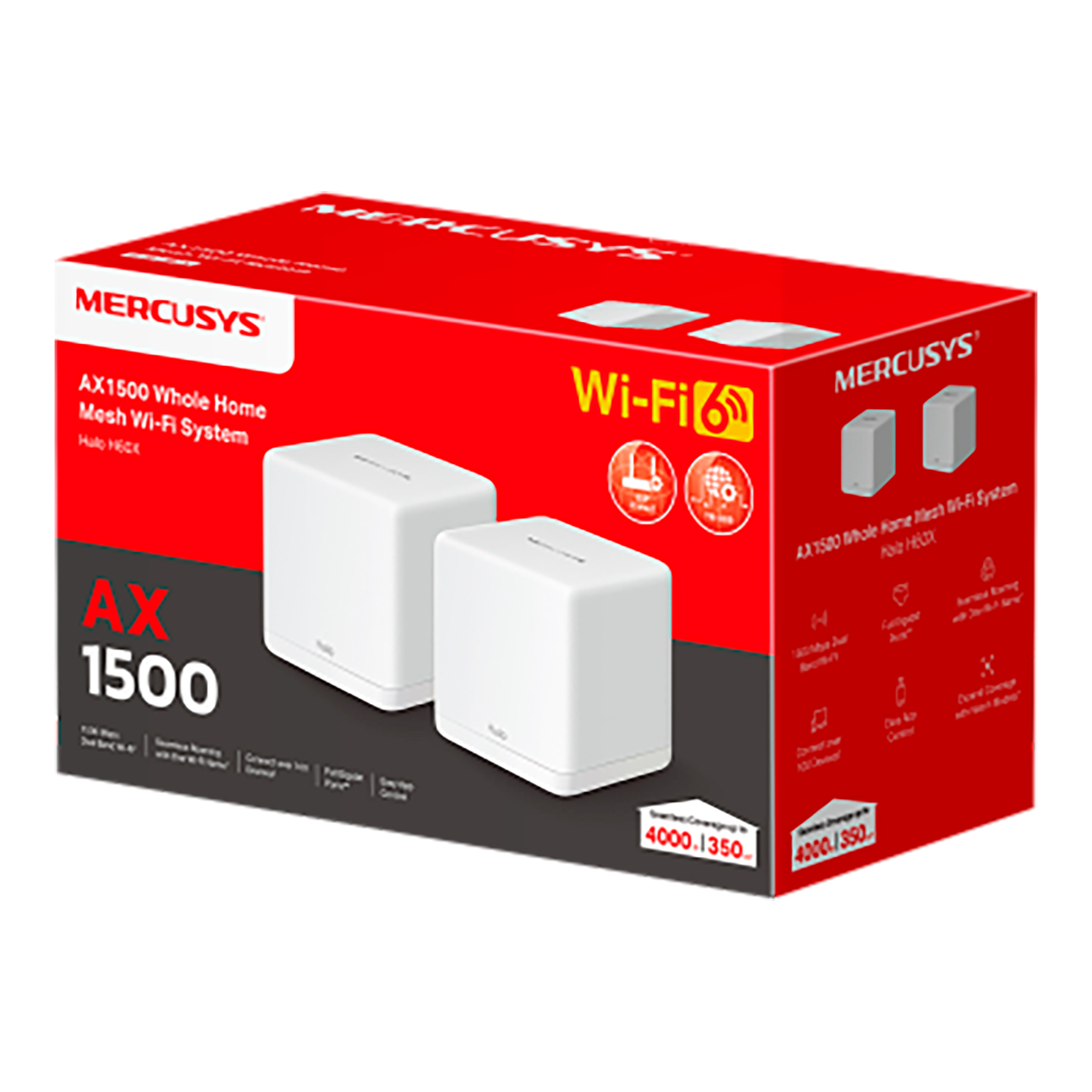 Access Point Mercusys Halo H60x 2,4ghz/5ghz Ax1500 Pack x2