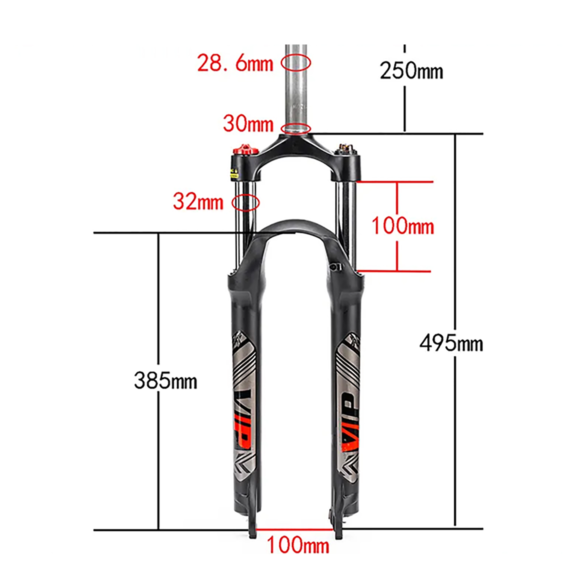 Horquilla Delantera Para Bicicleta MTB 29'' Bucklos