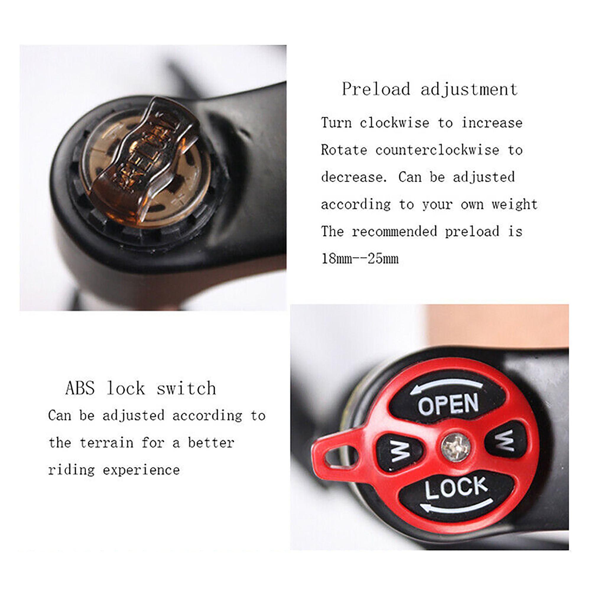 Horquilla Delantera Para Bicicleta MTB 29'' Bucklos