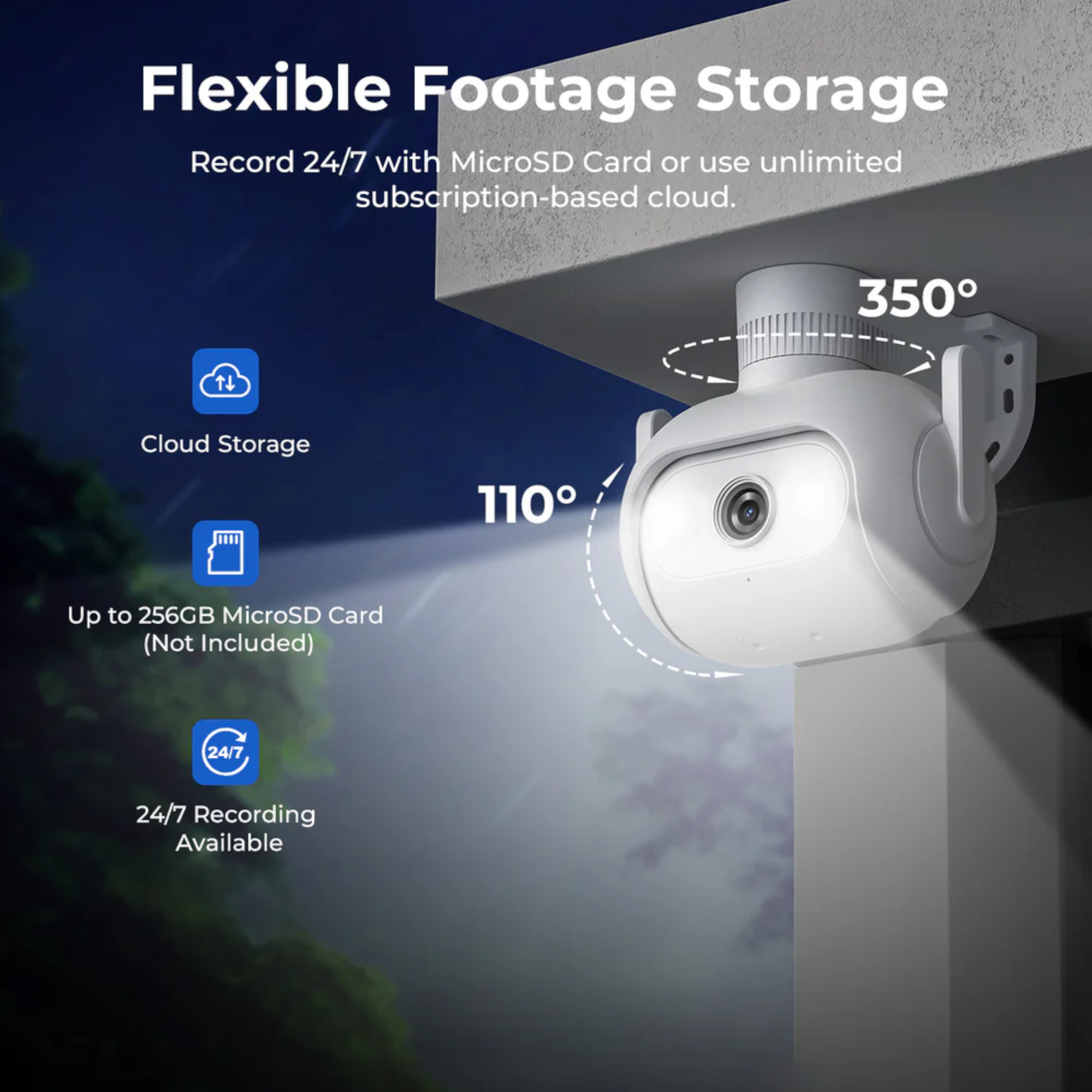 Cámara Cableada Xiaomi Imilab Ec5 Día Noche Ip66 360° 2,5K