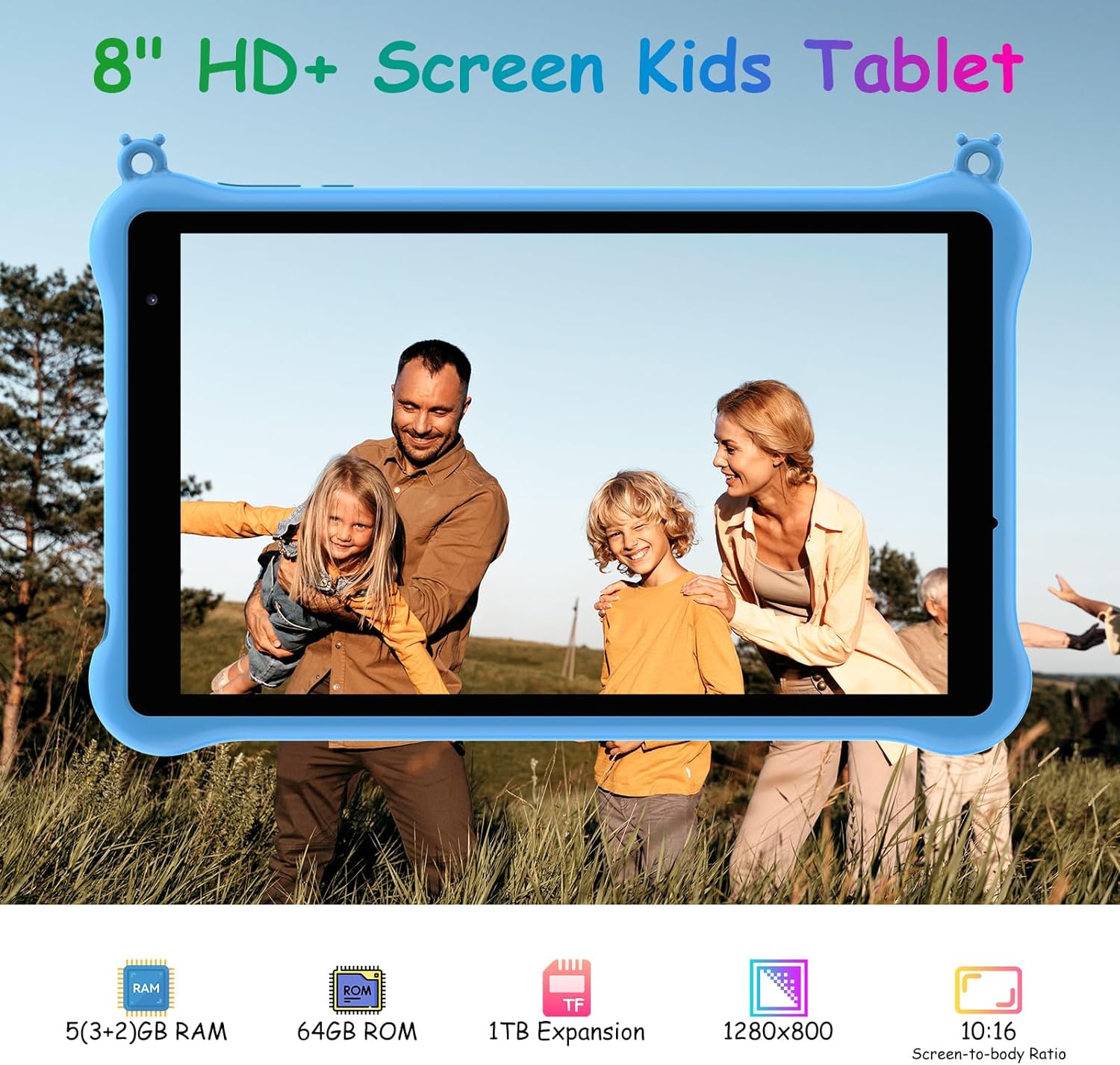 Tablet Para Niños Blackview Tab 50 Kids 3gb 64gb BUBBLY BLUE