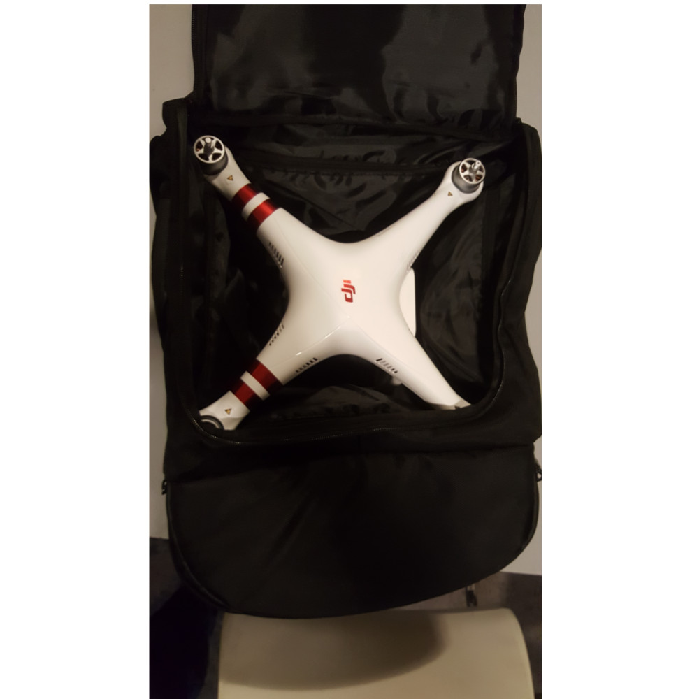 Mochila Porta Drone 12´ Resistente Al Agua