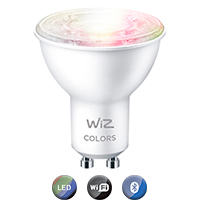 Lámpara Led Inteligente Philips Wiz 4,7W GU10 Blanco Y Color