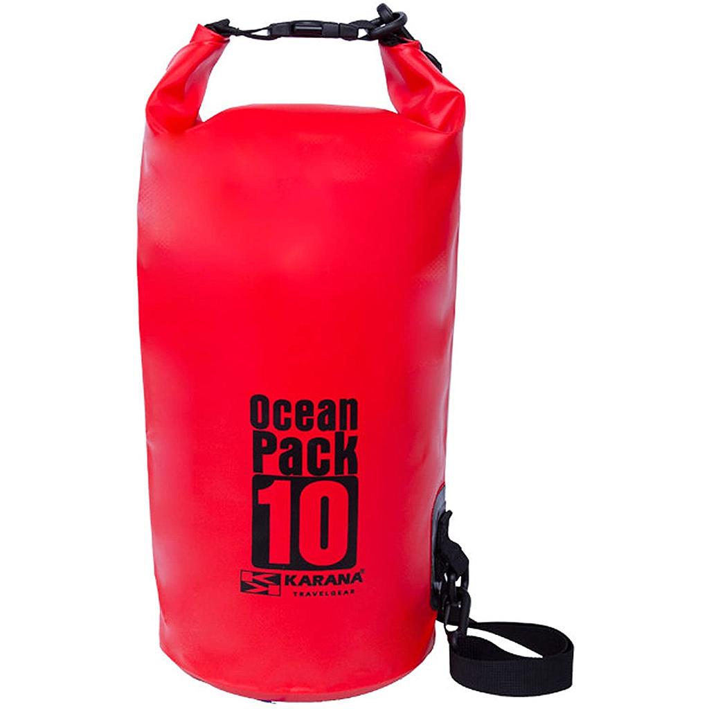 Bolso impermeable OCEAN PACK 10L ROJO