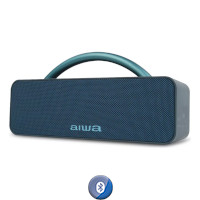 Parlante Inalámbrico Bt Aiwa Aws80btbl Tws 20w Rgb