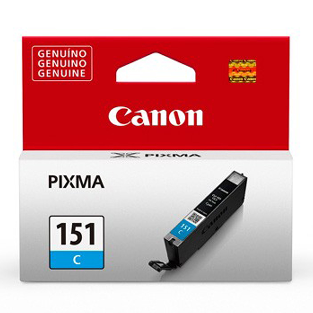 Cartucho Tinta Canon Original Cli-151 Cyan 7ml