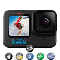 Cámara Gopro Hero 10 Black 23mp 5,3k Sumergible 10m