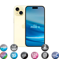 iPhone 15 6,1'' 5G 6gb 128gb Dual Cam 48mp