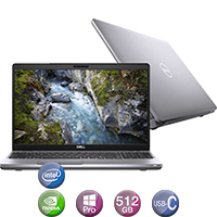 Notebook Dell 15,6'' Core I5 16gb 512gb Win10 Pro P620