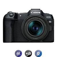 Cámara Digital Canon Mirrorless Eos R8 24-50mm 24,2mp 4k