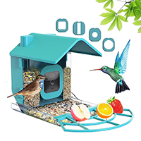 Comedero Para Pájaros Con Estuche Para Cámara