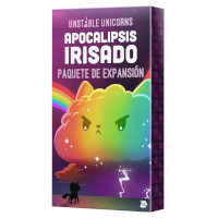 Expansión Juego de Mesa Unstable Unicorns Apocalipsis Irisado +8