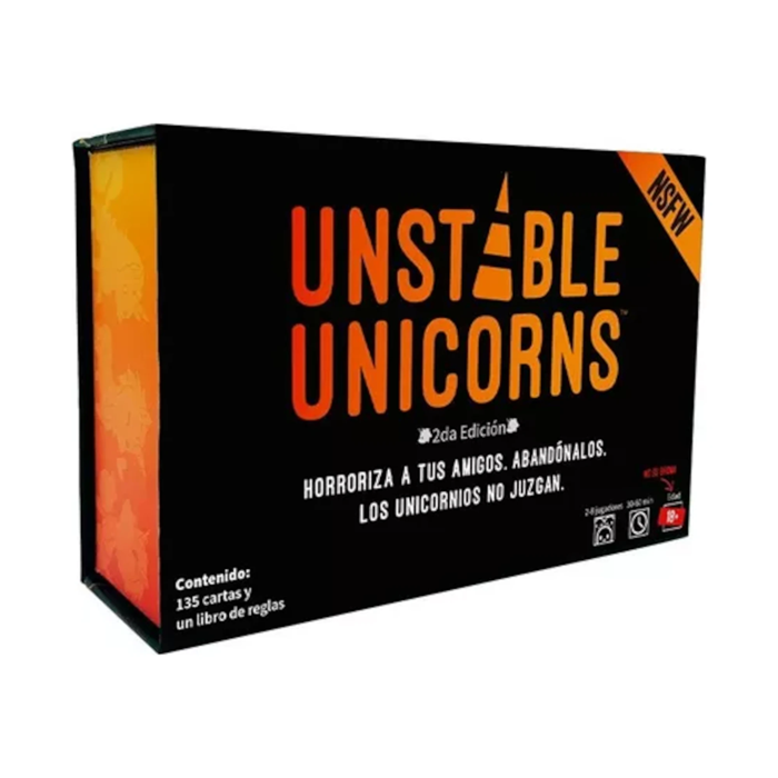 Juego de Mesa Unstable Games Unstable Unicorns Nsfw +18
