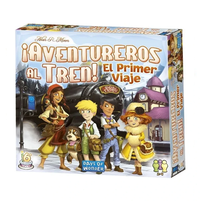 Juego de Mesa Asmodee Aventureros Al Tren Primer Viaje +6
