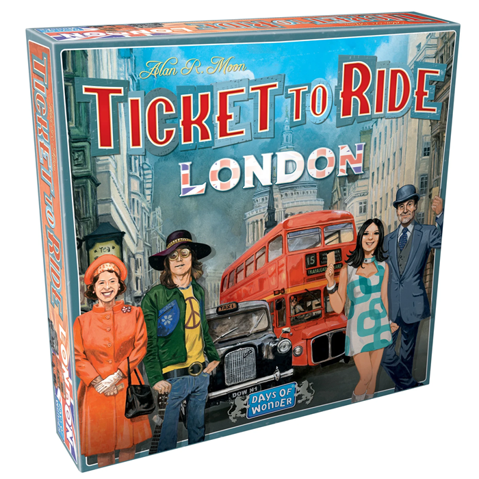 Juego de Mesa Asmodee Ticket To Ride Londres +8