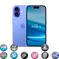 iPhone 16 6,1'' 5G 8gb 128gb Dual Cam 48mp