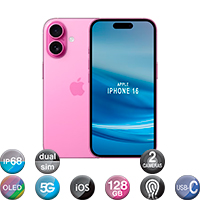 iPhone 16 6,1'' 5G 8gb 128gb Dual Cam 48mp