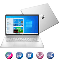 Notebook Hp 17,3'' Core I5 8gb 512gb Win11