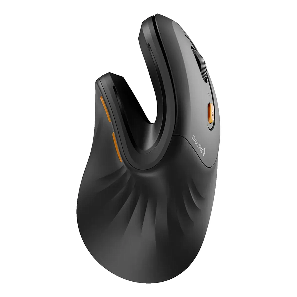 Mouse Diestro Ergonómico Vertical Inalámbrico ProtoArc Em11-nl