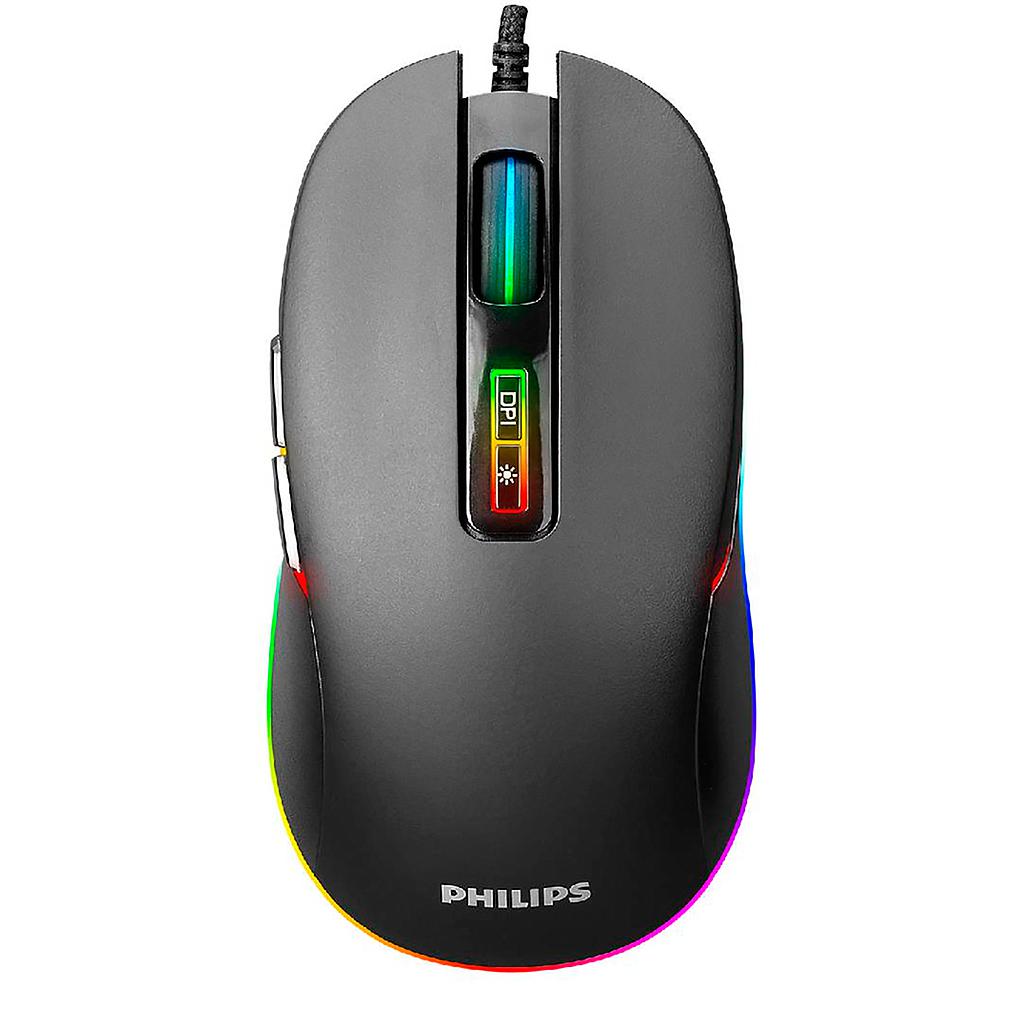 Mouse Gaming Philips G414 3200dpi Con Iluminación RGB