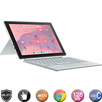 Chromebook 2en1 Asus 10,5'' Kompanio 520 8gb 128gb Chrome
