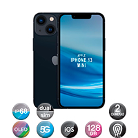 iPhone 13 Mini 5,4'' 5G 4gb 128gb Dual Cam 12mp