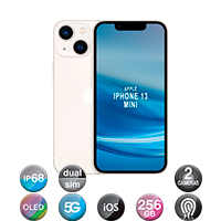 iPhone 13 Mini 5,4'' 5G 4gb 256gb Dual Cam 12mp