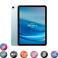 iPad Air Apple 11'' M3 8gb 128gb iPadOS 12mp+12mp