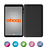 Tablet Tab8 Whoop 8'' 4G 3gb 32gb 5mp+2mp