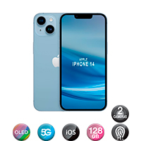 iPhone 14 6,1'' 5G 6gb 128gb Dual Cam 12mp