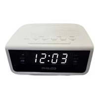 Radio Despertador Philco Par2106 Fm 30mem Botón Snooze