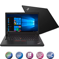 Notebook Lenovo 14'' Core I5 16gb 512gb Win10 Pro