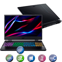Notebook Gamer Acer 15,6'' Core I7 16gb 1tb Win11 RTX4050