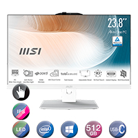 Equipo All In One Msi 23,8'' Core 3 8gb 512gb Win11