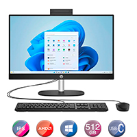 Equipo All In One HP 23,8'' Ryzen 3 8gb 512gb Win11