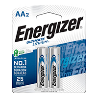 Pilas Recargables Energizer AA2 Ultimate Lithium Pack x2