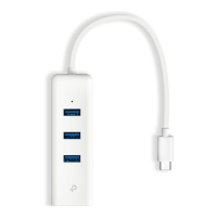 Adaptador de Red Tp-Link Usb-C 3.0 a Gigabit + Usb 3.0