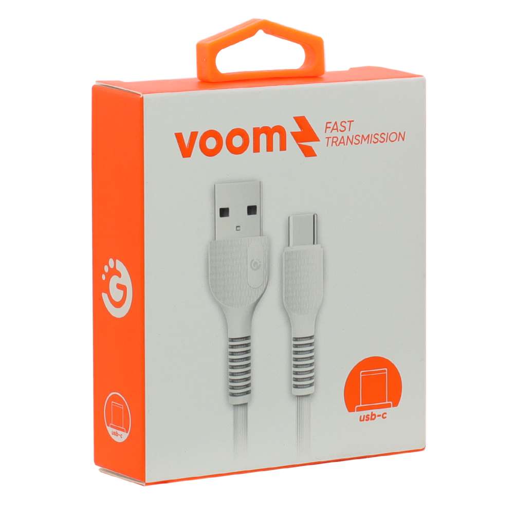 CABLE GOLDTECH USB A USB TIPO-C 1MT BLANCO