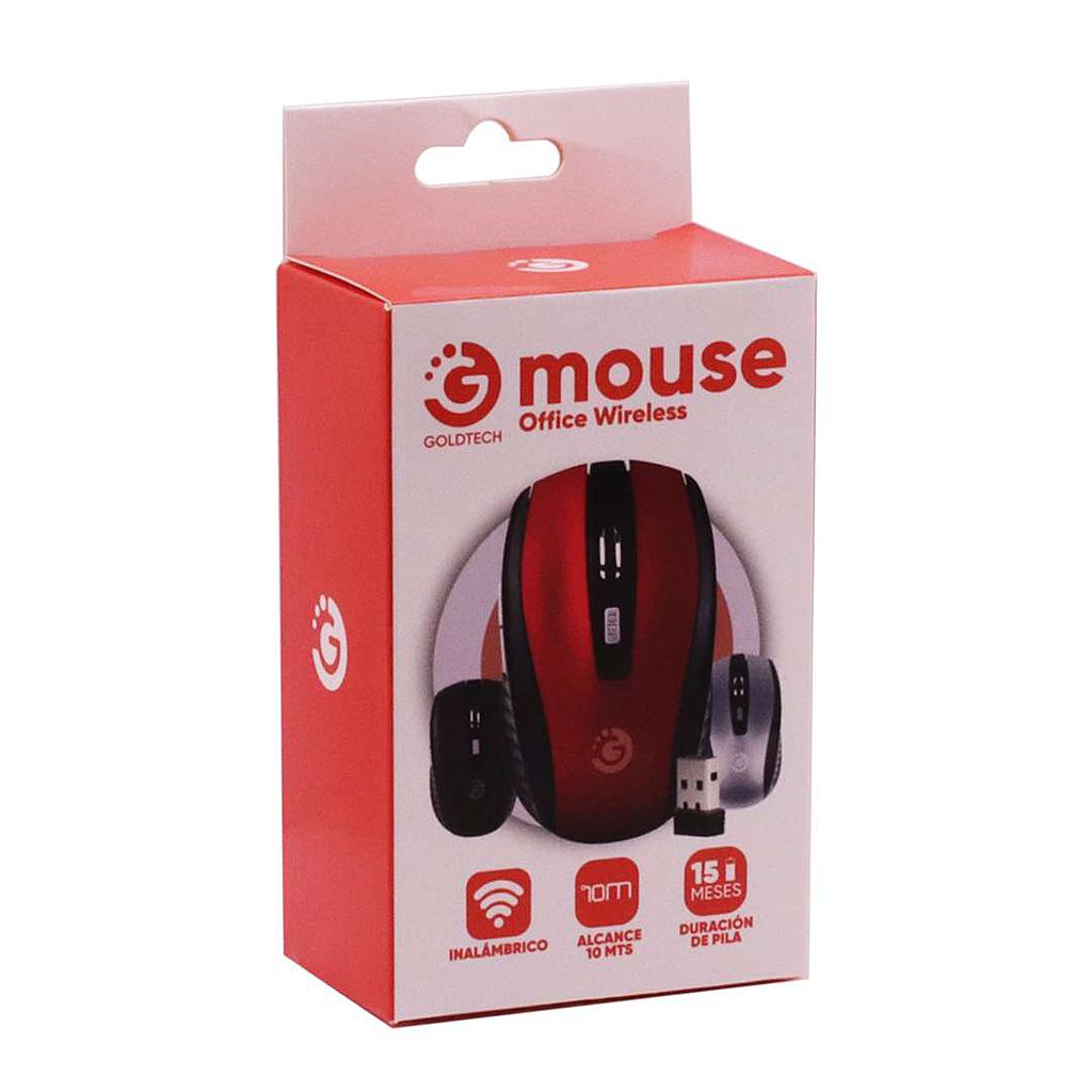 MOUSE INALAMBRICO GOLDTECH NEGRO