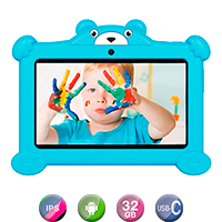 Tablet Pritom K7 Pro Kids 7'' Sc7731e 2gb 32gb 2mp+0,3mp