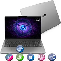 Notebook Gamer Lenovo 15,6'' Core I5 8gb 512gb W11 Rtx2050
