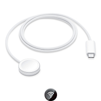 Cargador Inalámbrico Para Apple Watch Cable Trenzado USB C 1m