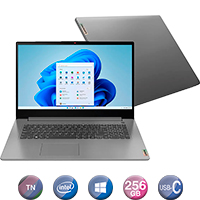 Notebook Lenovo 17,3'' Core I3 8gb 256gb Win11
