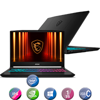 Notebook Gamer Msi 15,6'' Core I7 16gb 1tb Win11 Rtx5070